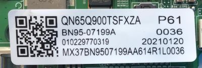 T-CON PARA TV SAMSUNG NUMERO DE PARTE BN95-07199A / BN41-02762A / BN97-17849A / MODELO QN65Q900TSFXZA AG08 / QN65Q900TSFXZA / QN65Q900TSF - Imagen 2